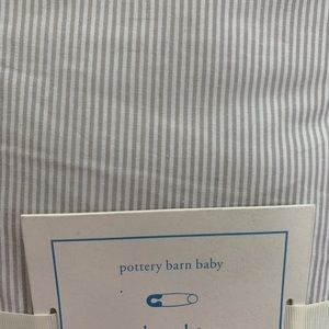 Brand new crib skirt from pottery barn kids!